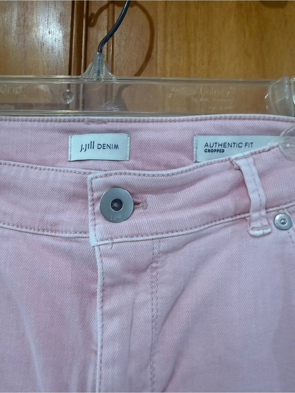J. Jill Pink Cropped Denim Pants - Picture 3 of 4